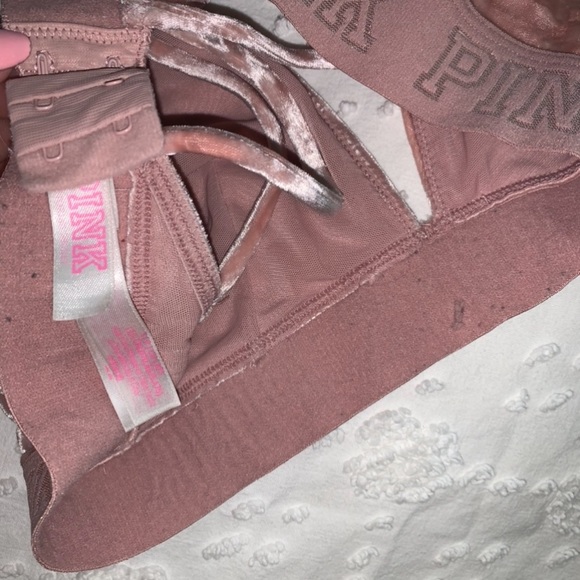 Velvet Pink Bralette - Picture 5 of 6